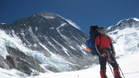 Martin McHugh at Everest Camp 1