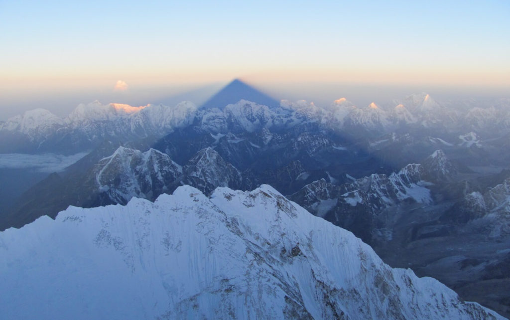 Early Morning Shadow of Mount Everest