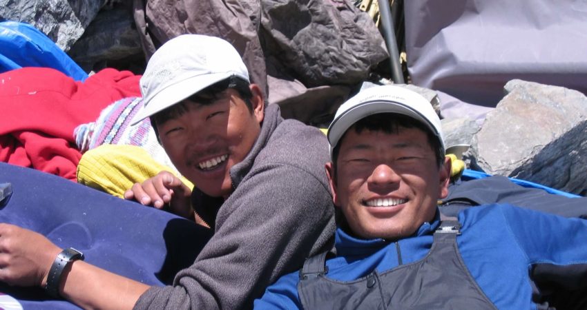Sherpas in the Himalayas