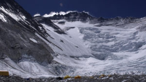 View of the Lhotse Face from Everest Camp 2